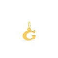 Pendente Letra G em Ouro Amarelo 9K