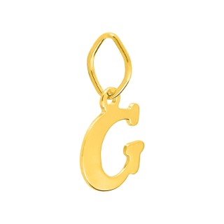 Colgante Letra G en Oro Amarillo 9K