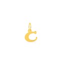 Pendente Letra C em Ouro Amarelo 9K