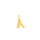 Pendente Letra A em Ouro Amarelo 9K