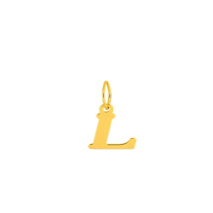 Pendente Letra L em Ouro Amarelo 9K