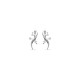 Pendientes largartijas plata 925