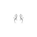 Pendientes largartijas plata 925