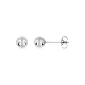 Pendientes bola 6 mm de acero