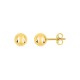 Brincos com bolinhas de 6 mm em ouro amarelo de 18K
