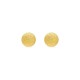 Brincos com bolinhas de 5 mm em ouro amarelo de 18K com acabamento texturado