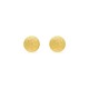 Pendientes bolitas 6 mm oro amarillo 18K acabado textura
