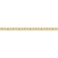 Pulseira em ouro amarelo de 9K com diamantes criados de 0,54 ct