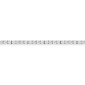 Pulsera de oro blanco de 9K con diamantes creados de 0,54 ct.