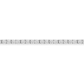 Pulseira em ouro branco de 9K com diamantes trabalhados em 0,75 ct.