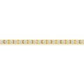 Pulsera de oro amarillo de 9K con diamantes creados de 0,75 ct.