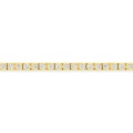 Pulsera de oro amarillo de 9K con diamantes creados de 1,00 ct.