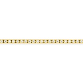 Pulsera de oro amarillo de 9K con diamantes creados de 0,82 ct  malla de tenis