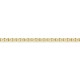 Pulsera de oro amarillo de 9K con diamantes creados de 1,04 ct malla de tenis