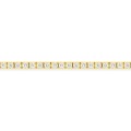Pulsera de oro amarillo de 9K con diamantes creados de 1,54 ct malla de tenis