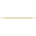 Pulseira em ouro amarelo de 9K com 25 diamantes criados 0,25 ct F-VS