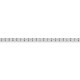 Pulsera de oro blanco 9K con dimantes creados 0,82 ct