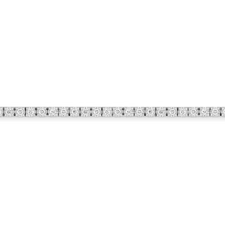 Pulseira em ouro branco 9K com diamantes criados 0,82 ct