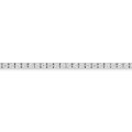 Pulseira em ouro branco 9K com diamantes criados 0,82 ct