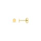 Pendientes de botón fantasía de oro amarillo 18K