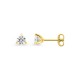 Brincos em ouro amarelo de 9K com diamantes criados 0,50 ct