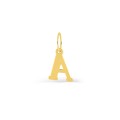 Pingente com inicial A em ouro amarelo 18K