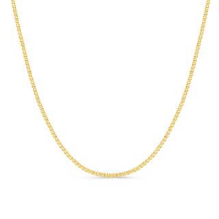 Corrente veneziana em ouro amarelo 9K com 0,85 mm de largura