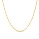 Fio gourmette de diamante em ouro amarelo 9K