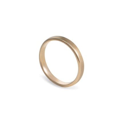 Alianza de oro amarillo 18k 1/2 caña 3 mm Oro Vivo