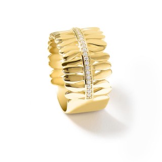 Anillo Les Fougères dorado