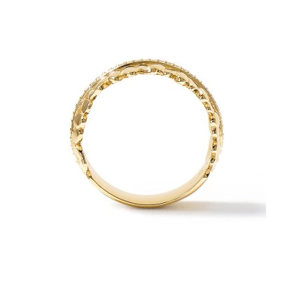 Anel Les Fougères dourado