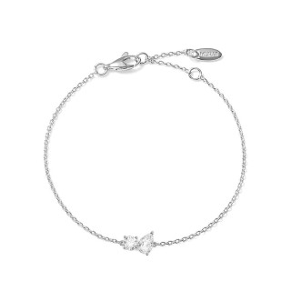 Pulsera Toi & Moi Twist plata