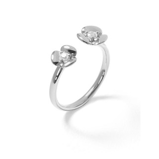 Anillo L'Hortensia Ouverte plata
