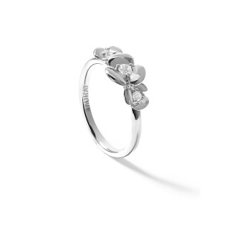 Anillo L'Hortensia Trio plata