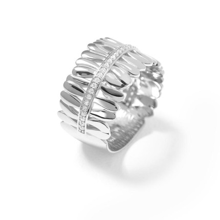Anillo Les Fougères plata