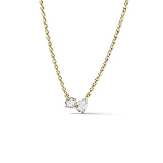 Collar Toi & Moi Twist dorado