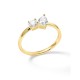 Anel Toi & Moi Twist dourado