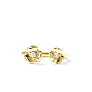 Anillo L'Hortensia Ouverte dorado