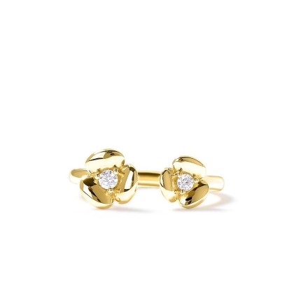 Anillo L'Hortensia Ouverte dorado