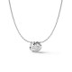 Collar La Rose plata
