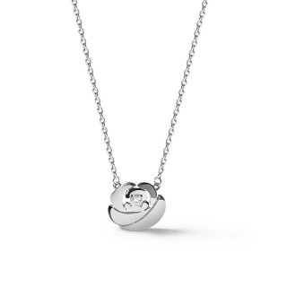Collar La Rose plata