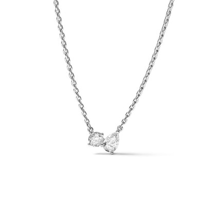 Collar Toi & Moi Twist plata