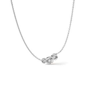 Collar L'Hortensia Trio plata