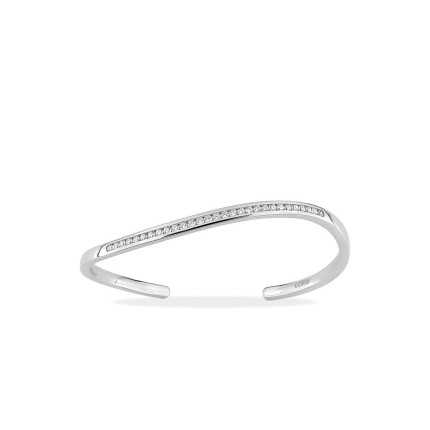 Brazalete rígido Seine Reflets plata