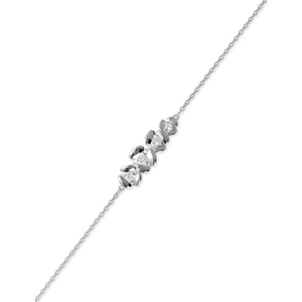 Pulsera L'Hortensia Bouquet plata