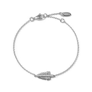 Pulsera La Hoja de Helecho plata