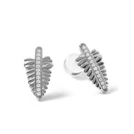 Pendientes La Hoja de Helecho plata