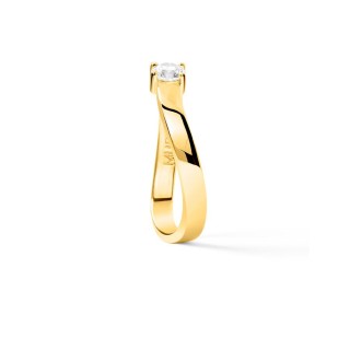Anel Seine Solitaire dourado