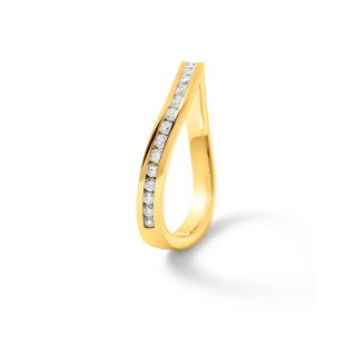 Anel Seine Reflets dourado