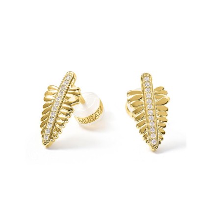 Pendientes La Hoja de Helecho dorados